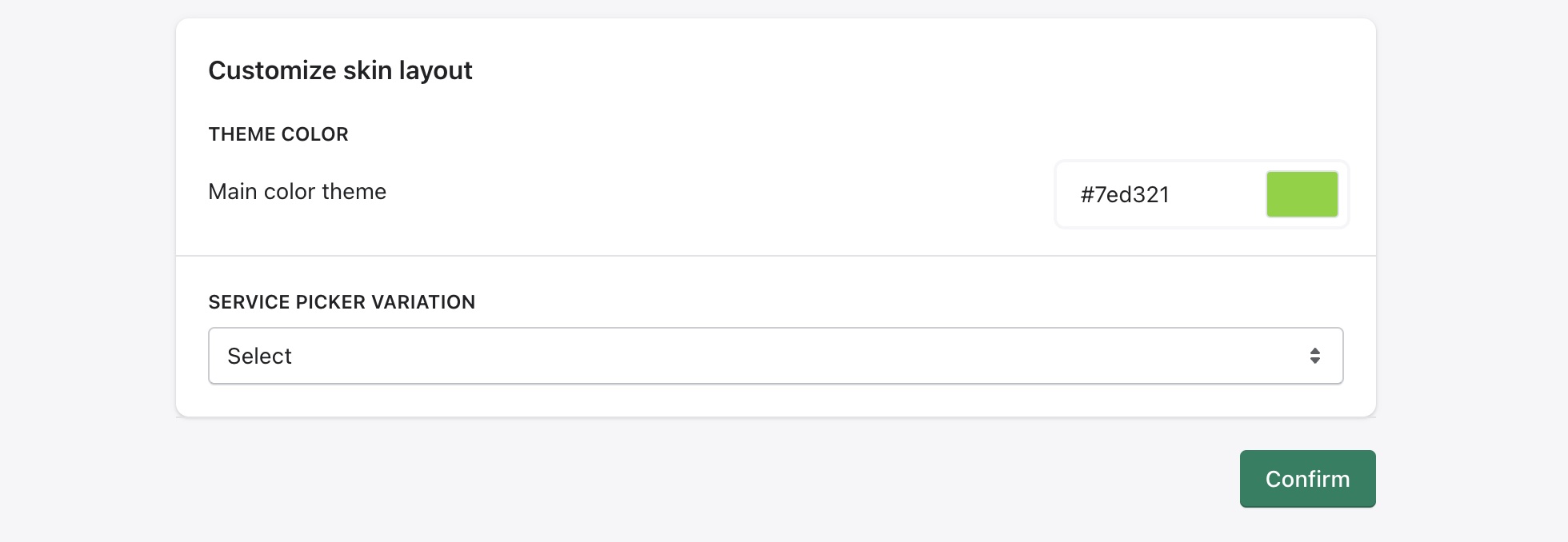 custom appearance XO Booking