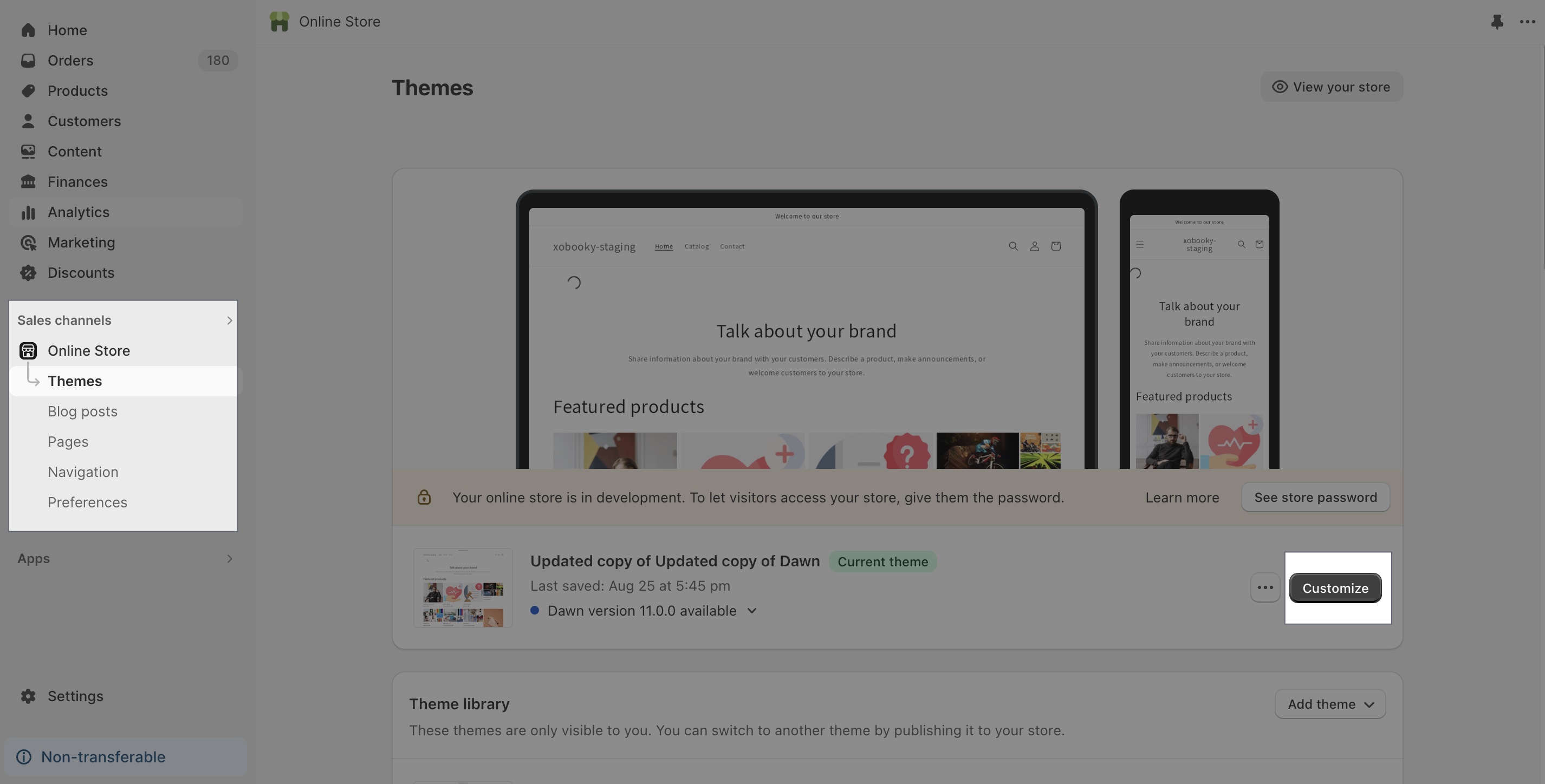 custom appearance XO Booking