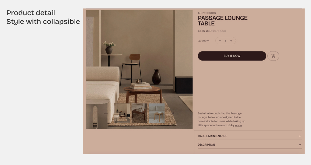 Fullframe theme settings