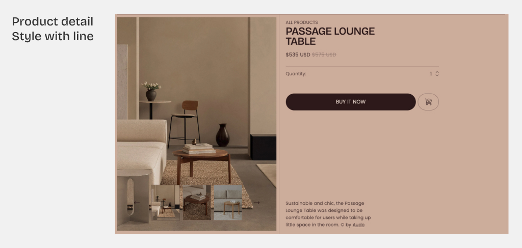 Fullframe theme settings