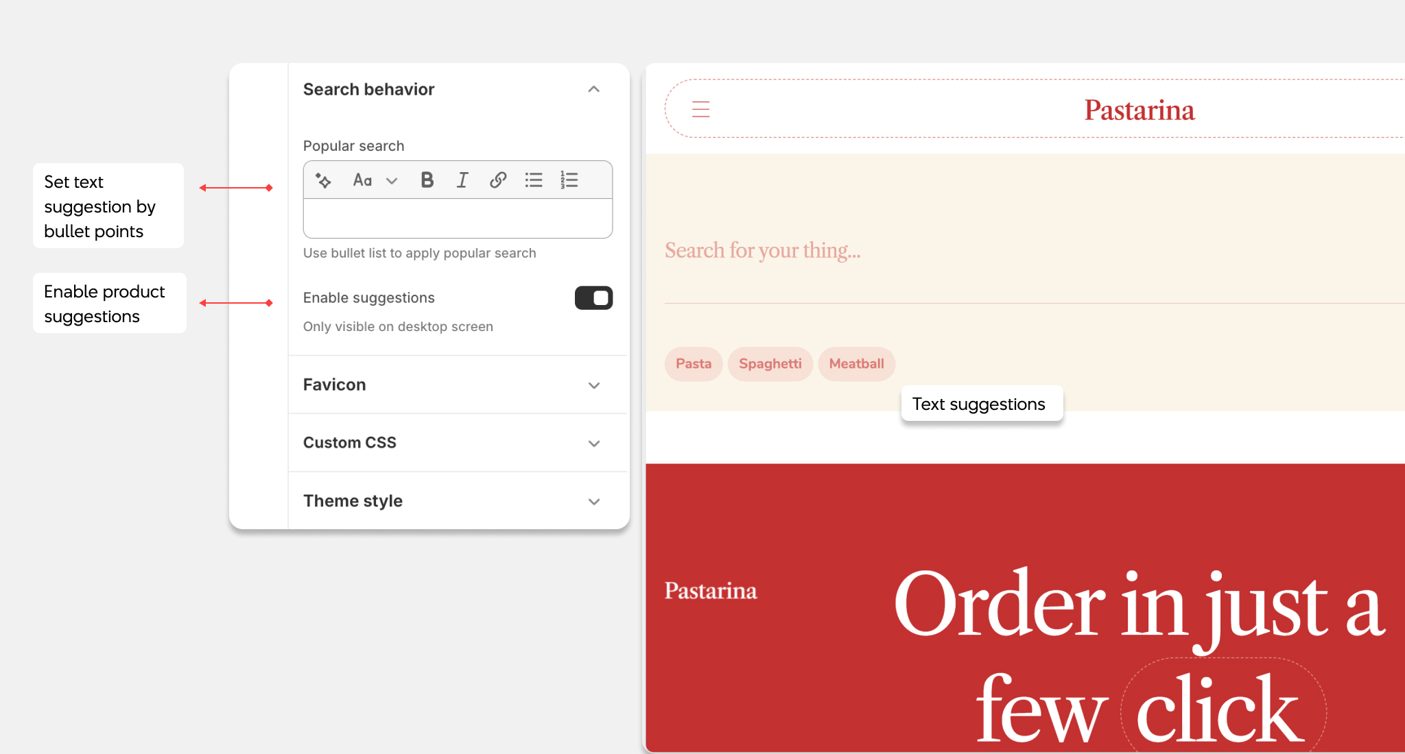 futurer theme settings