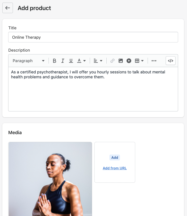 Create a product as a service