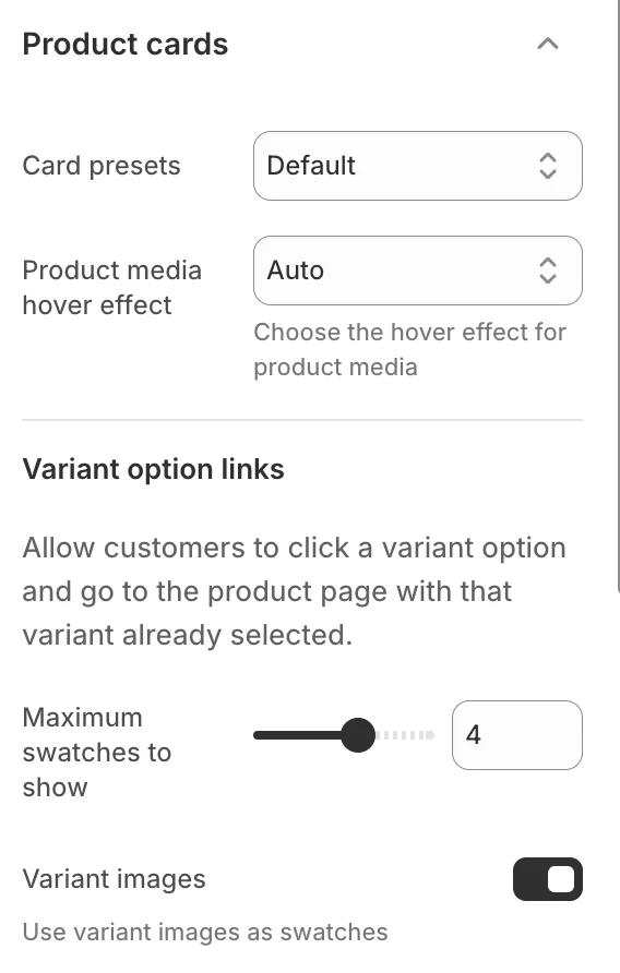 Wave theme settings
