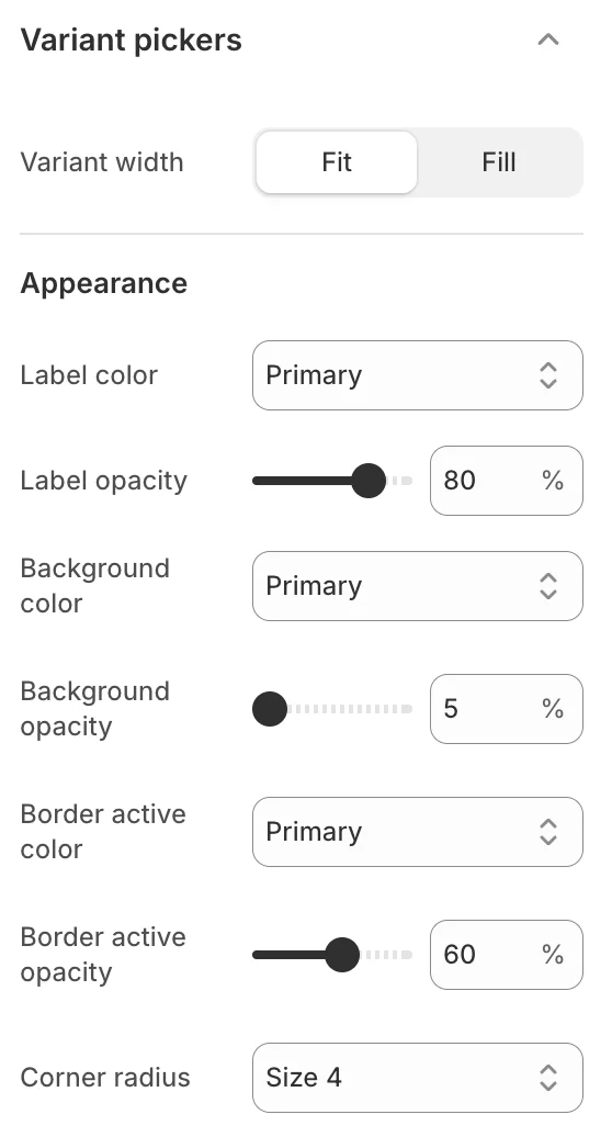Wave theme settings