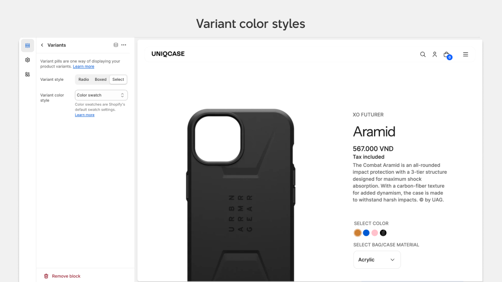 Futurer variant color